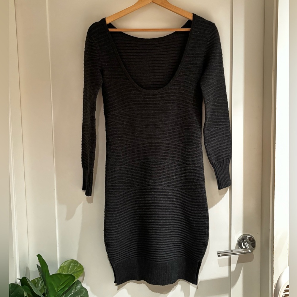 Bebe Scoop Back Sweaterdress